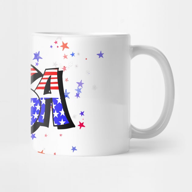 USA, Red white and Blue by russodesign